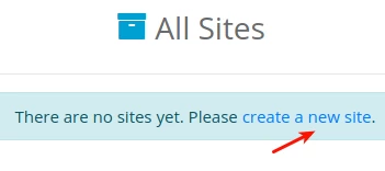 Neue Website erstellen