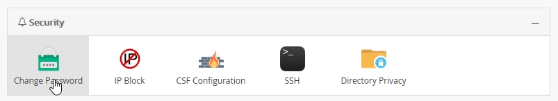 Passwort ändern Webuzo-Panel