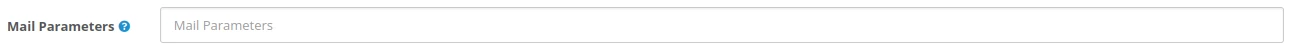 parametrii mail opencart